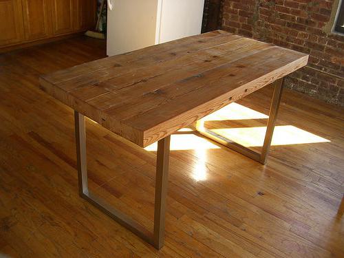 lesena miza za gazebo naredite sami