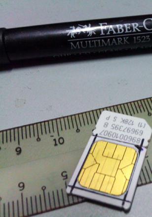 Jak snížit SIM kartu?