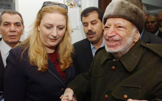 La moglie di Yasir Arafat