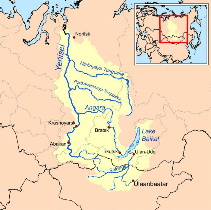 Rzeka Jenisej