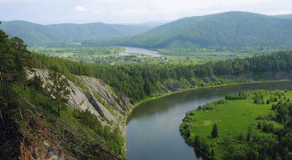 źródło rzeki Jenisej