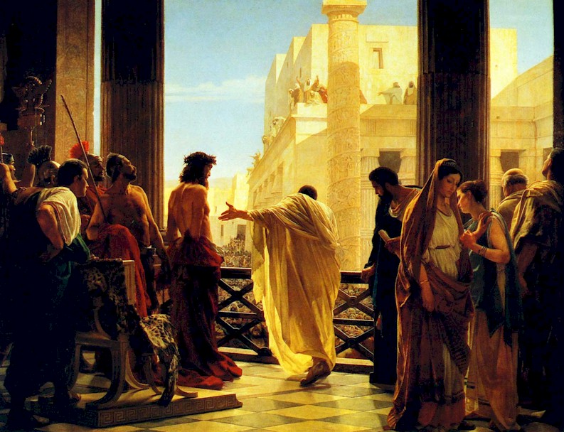 Pontius Pilat sul balcone