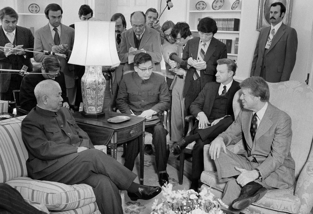 Brzeziński z prezydentem Carterem
