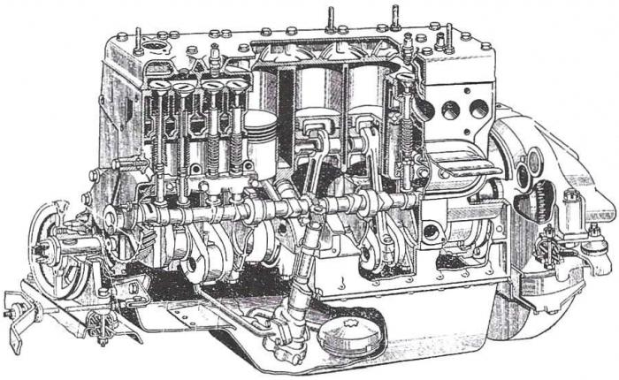 Motor ZIL 164