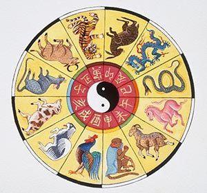 cerchio zodiacale mensile