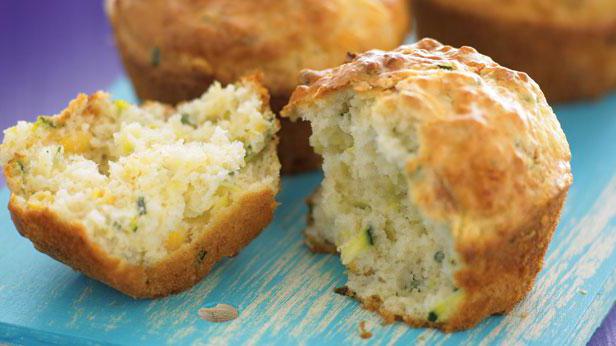 muffin con ricetta di zucchine con foto